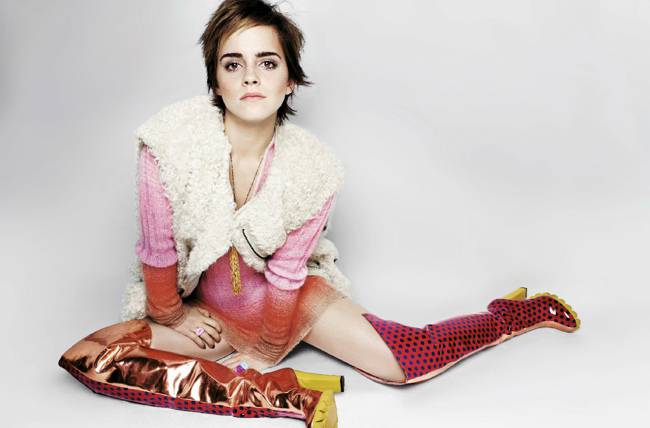 艾玛・沃特森展现青春活力气息