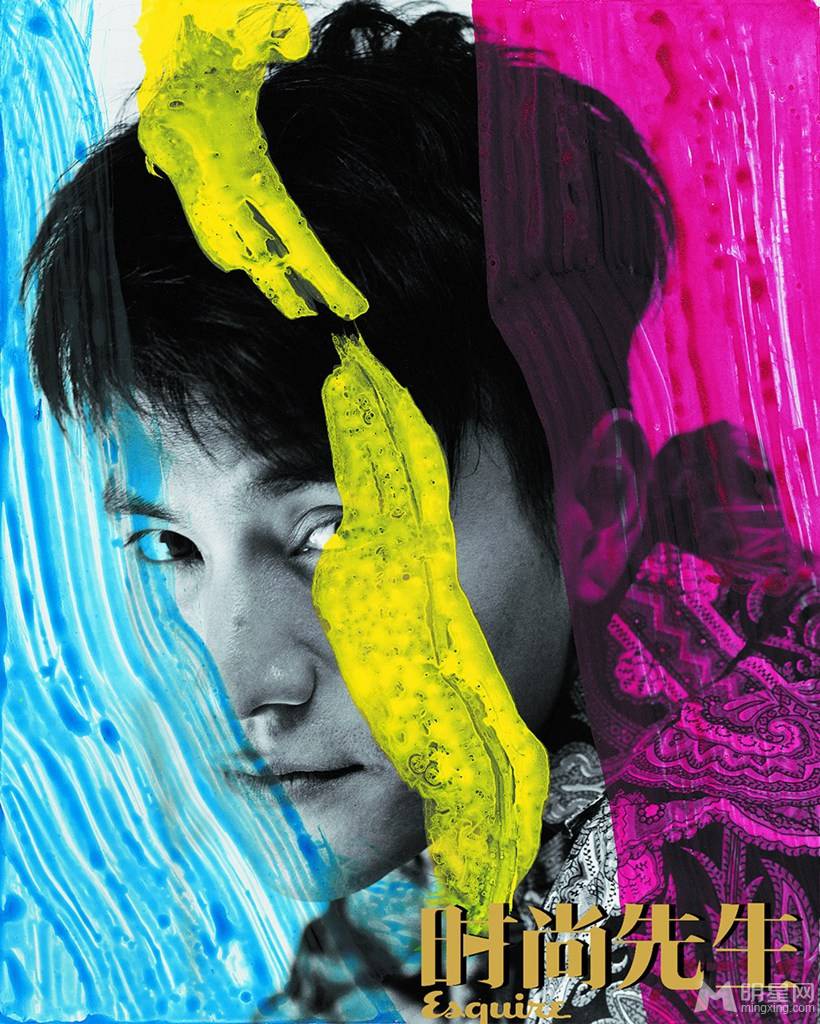 内地男歌手陈坤时尚炫彩写真大片