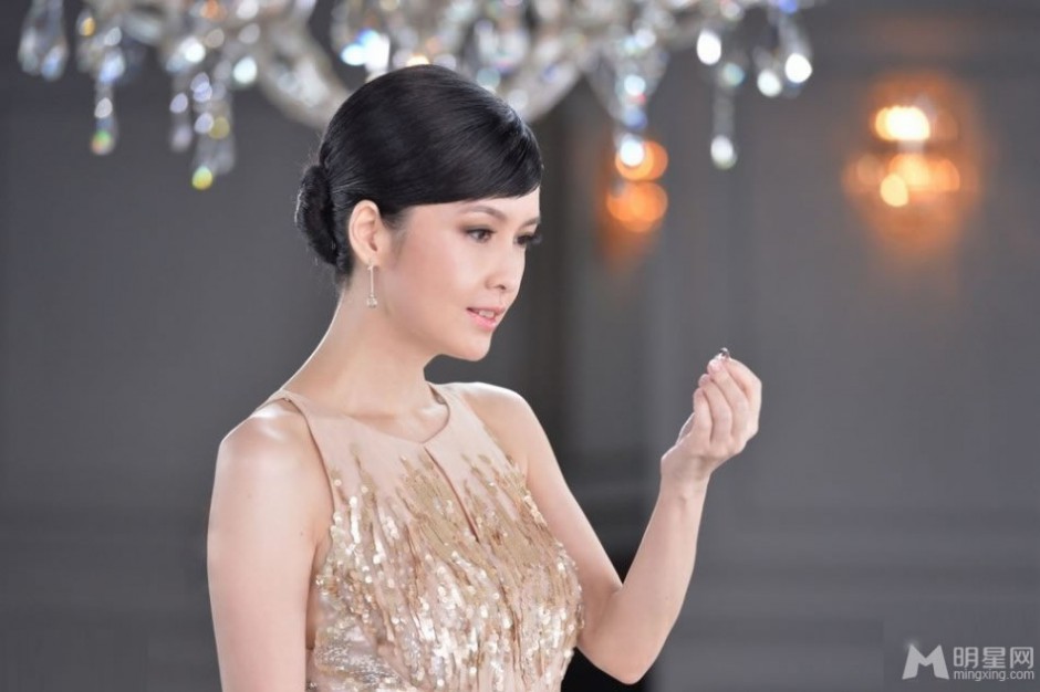 香港女歌手周慧敏端庄典雅写真