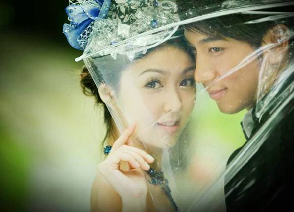 香港女演员薛凯琪唯美婚纱写真