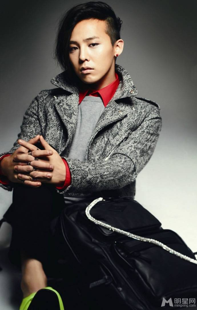 BigBang成员权志龙黑白写真尽显潮男范