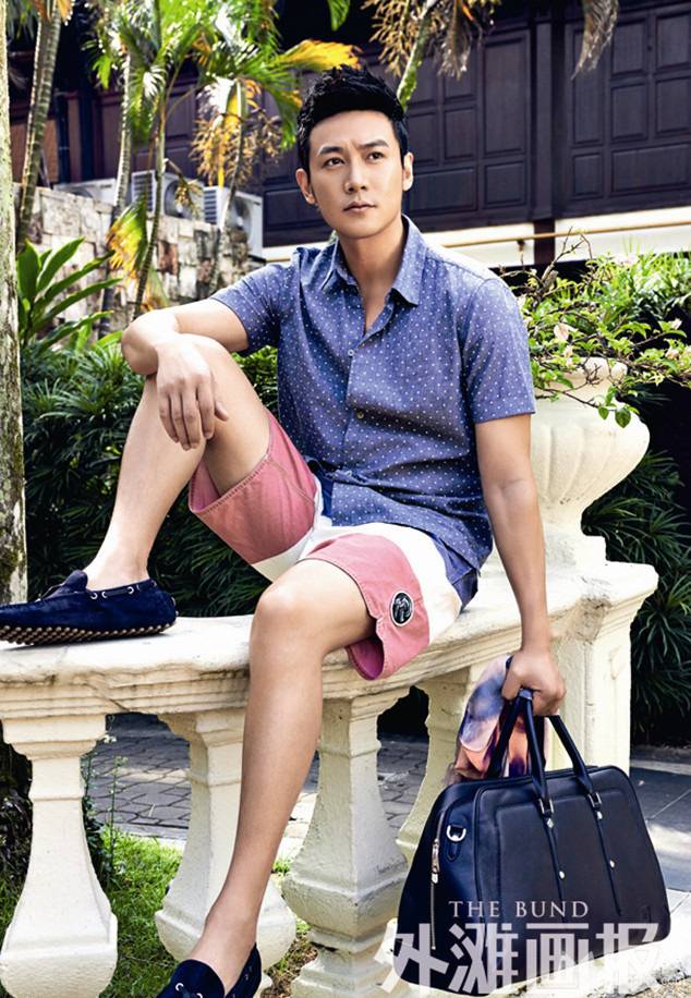 陆毅鲍蕾夫妇马来西亚时尚外拍大片