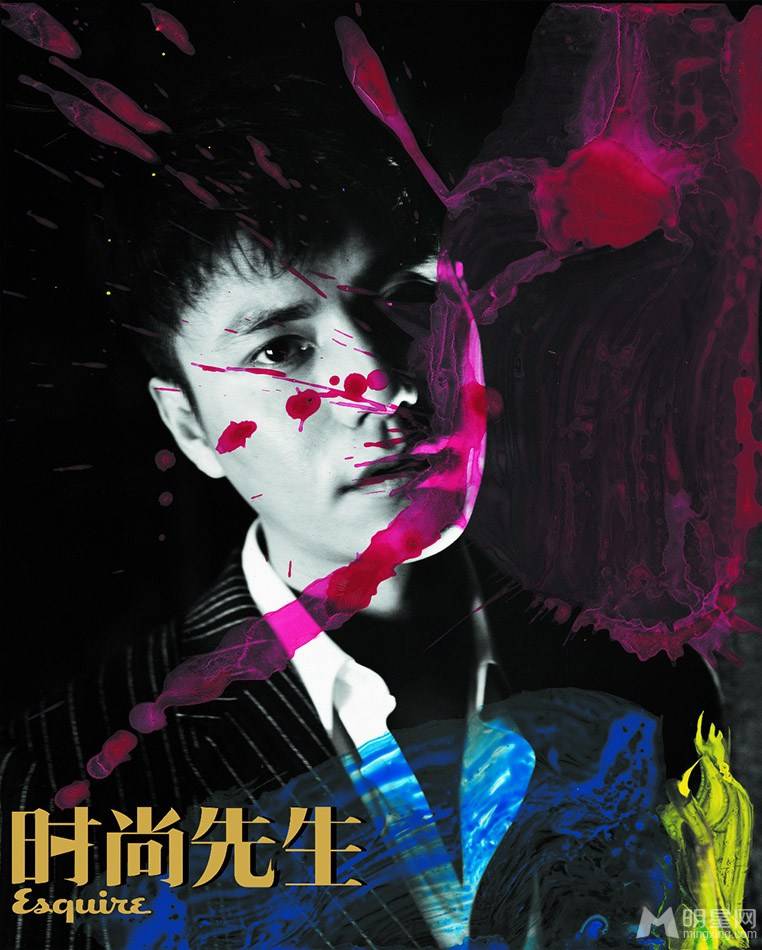 内地男歌手陈坤时尚炫彩写真大片