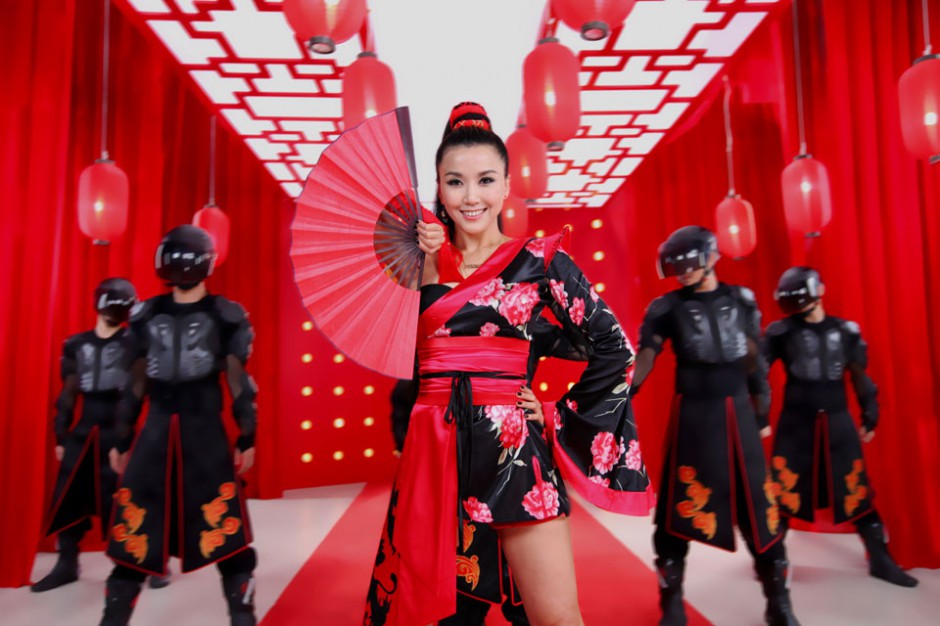 内地歌手王蓉歌曲MV拍摄花絮