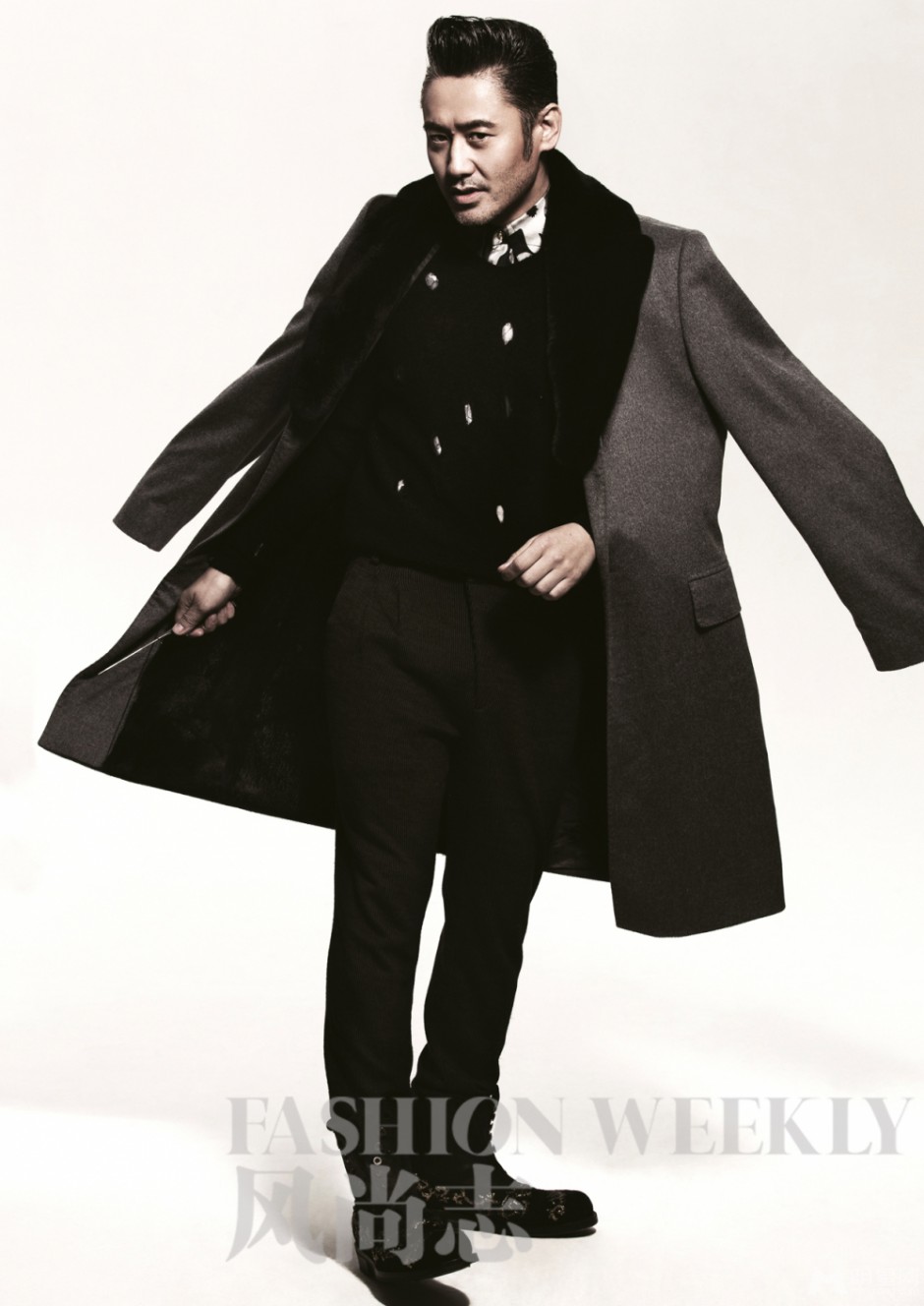 大叔吴秀波冷峻眼神迷倒众多宅女