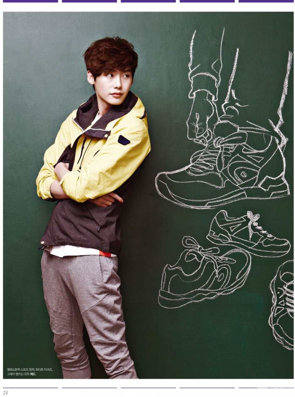 李钟硕休闲运动时尚帅气写真