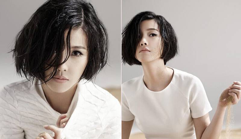 杨子姗纯白穿着展清新可人气质