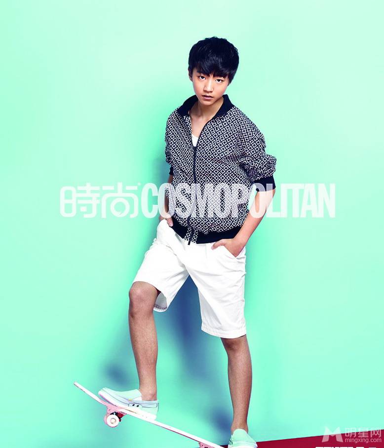 TFboys小正太帅气登陆时尚杂志