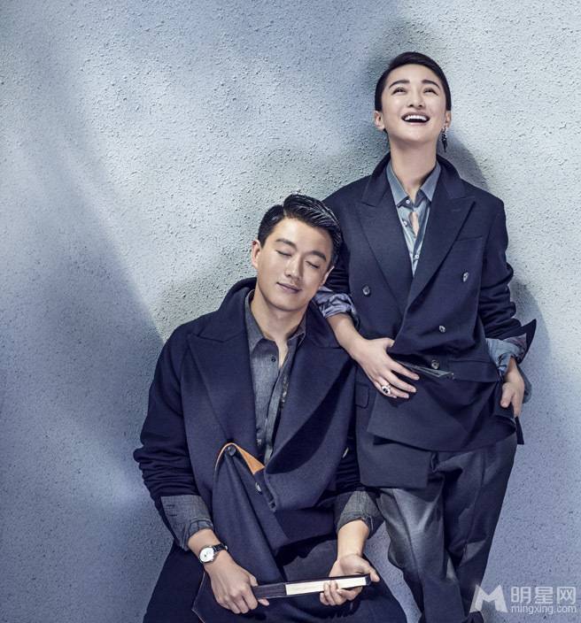 佟大为周迅复古西服帅气质感时尚写真大片