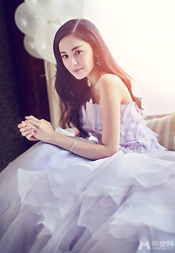 宅男女神古力娜扎梦幻唯美婚纱写真