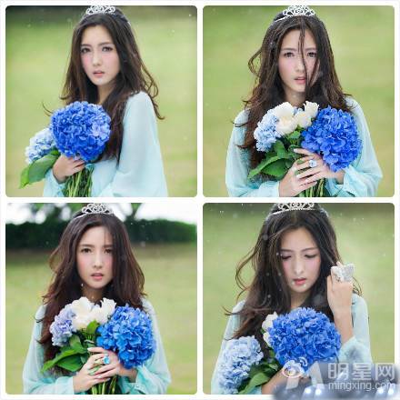 中国流行女歌手何洁梦幻唯美写真