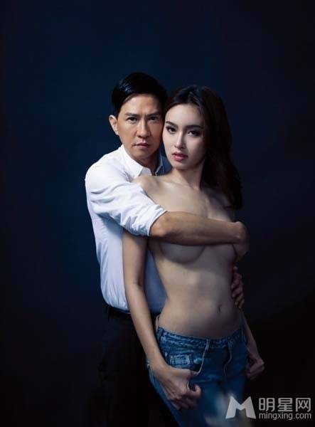 泰国最美变性人半裸与张家辉性感写真