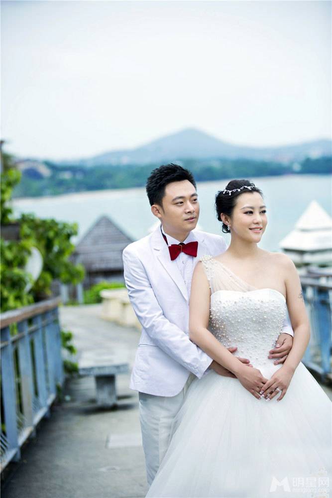 郝蕾刘烨唯美梦幻婚纱照