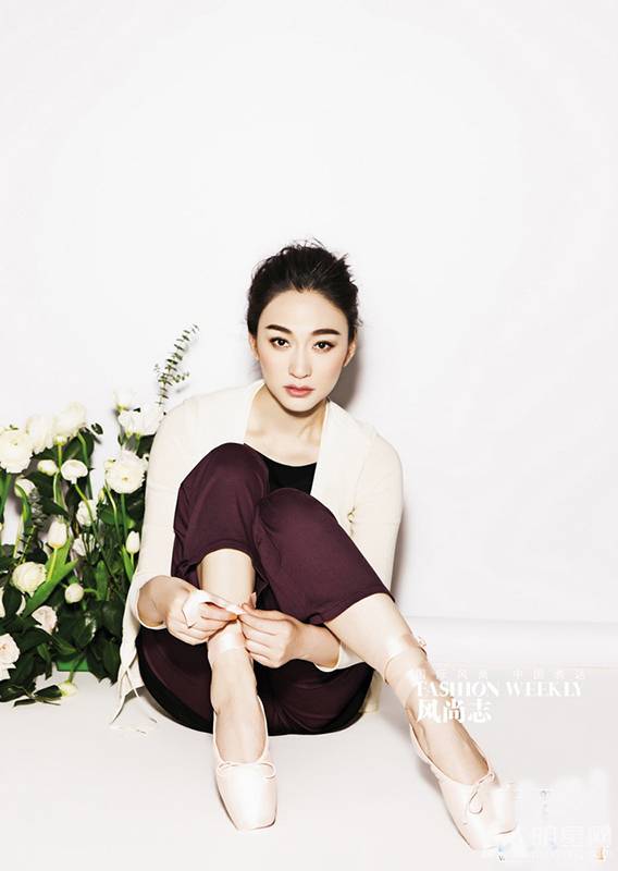 李小冉百花素雅清新风格写真