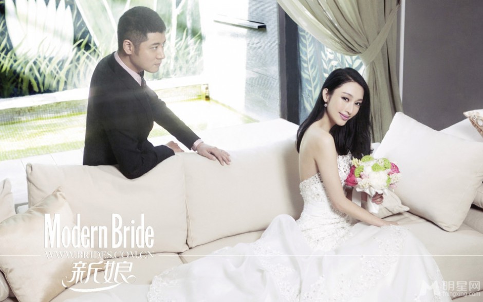 任重张俪唯美婚纱时尚杂志秀