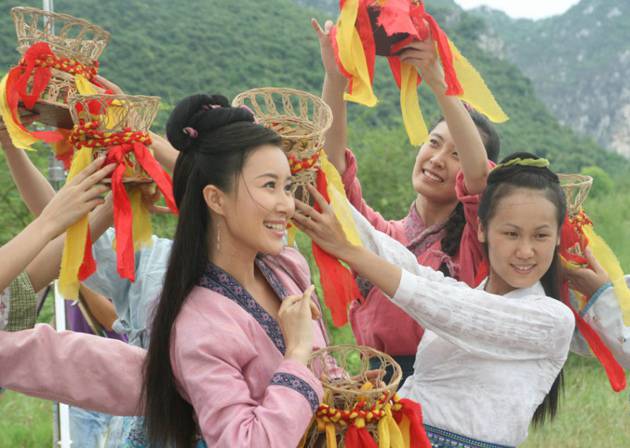 《刘三姐》演员舒畅甜美剧照