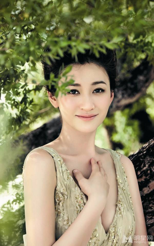 李小冉异域海边优雅浪漫特写