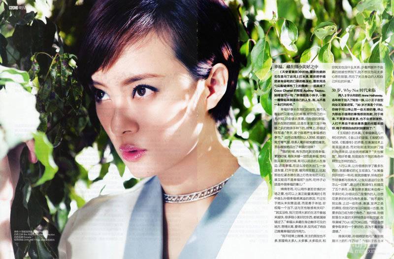 孙俪宛如童话中的梦幻精灵组图