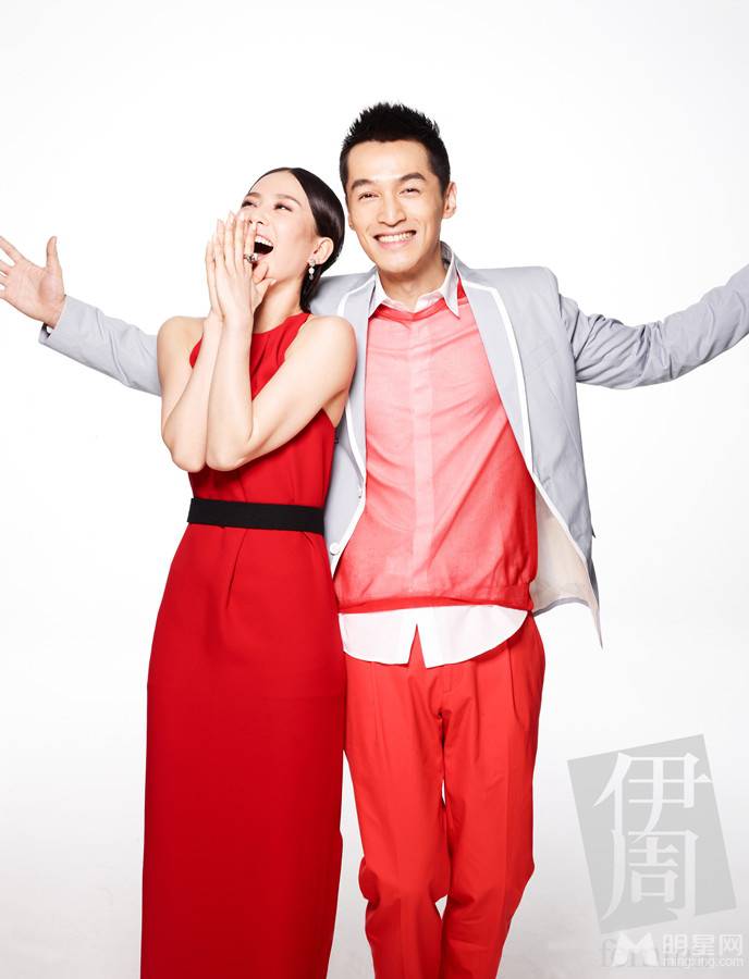 胡歌刘诗诗拍摄甜蜜暧昧写真大片