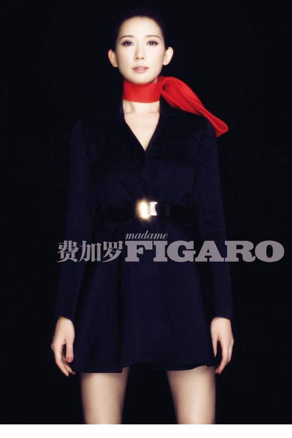 林志玲喜气拍摄温婉迷人写真