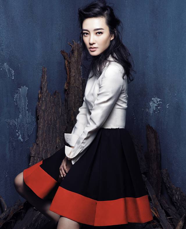 素颜女神王丽坤时尚杂志女人魅力