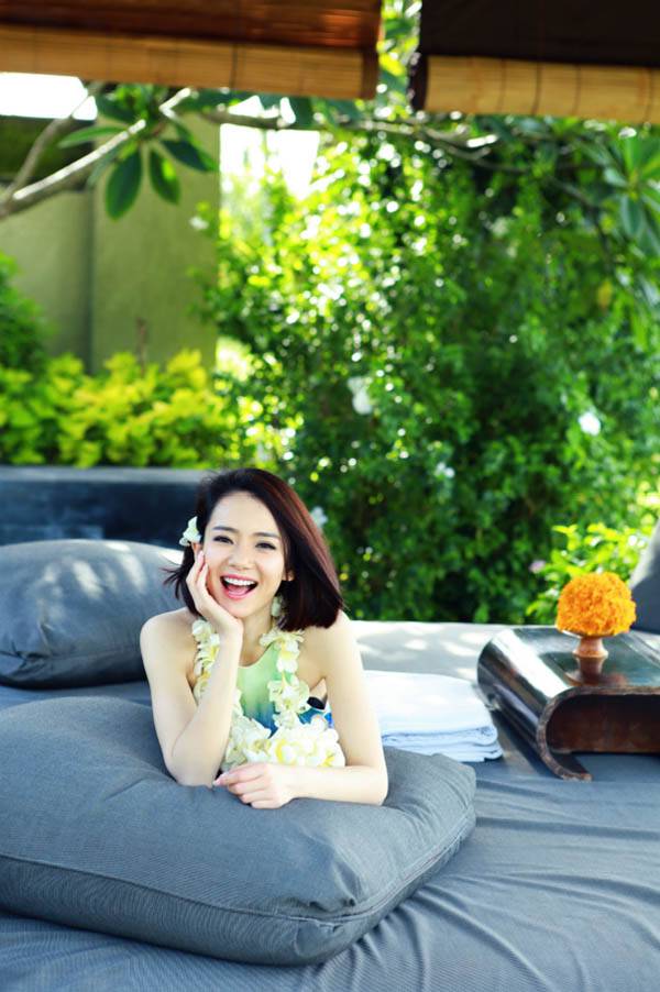 戚薇夏日甜美海边清凉美图集