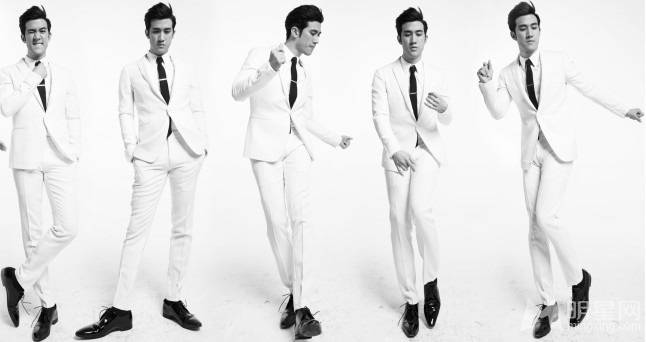 李治廷英伦雅痞时尚黑白写真