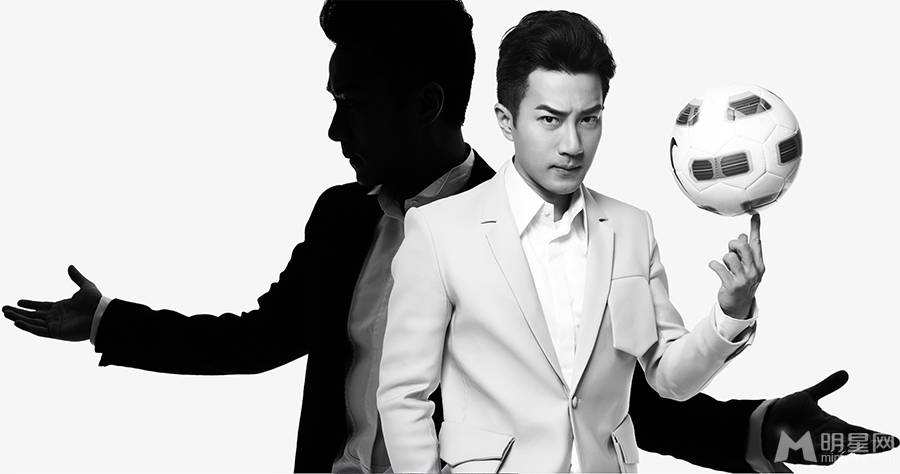 刘恺威世界杯黑白风格艺术写真主题