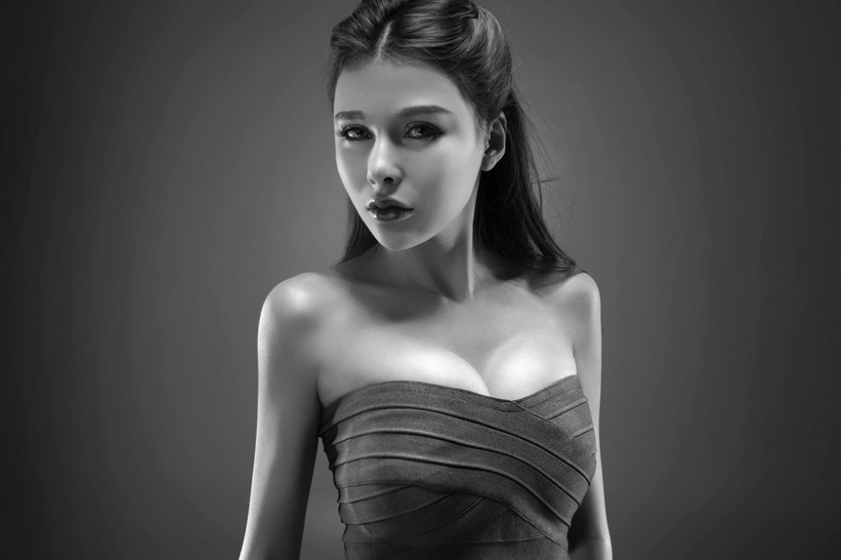 美女模特时尚封面写真