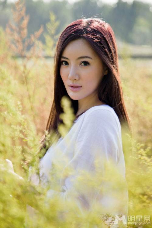 李晨熙小清新文艺范户外写真