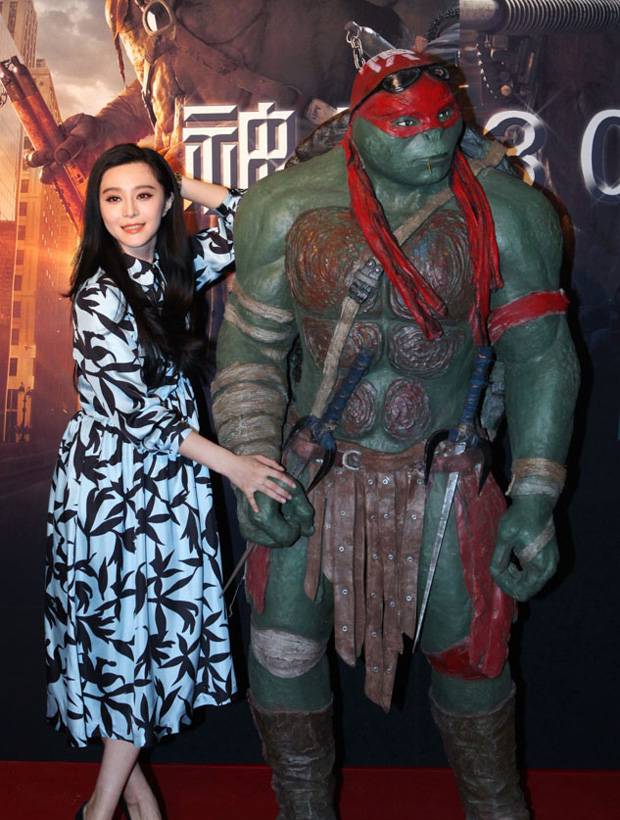 范冰冰亮相好莱坞真人电影组图
