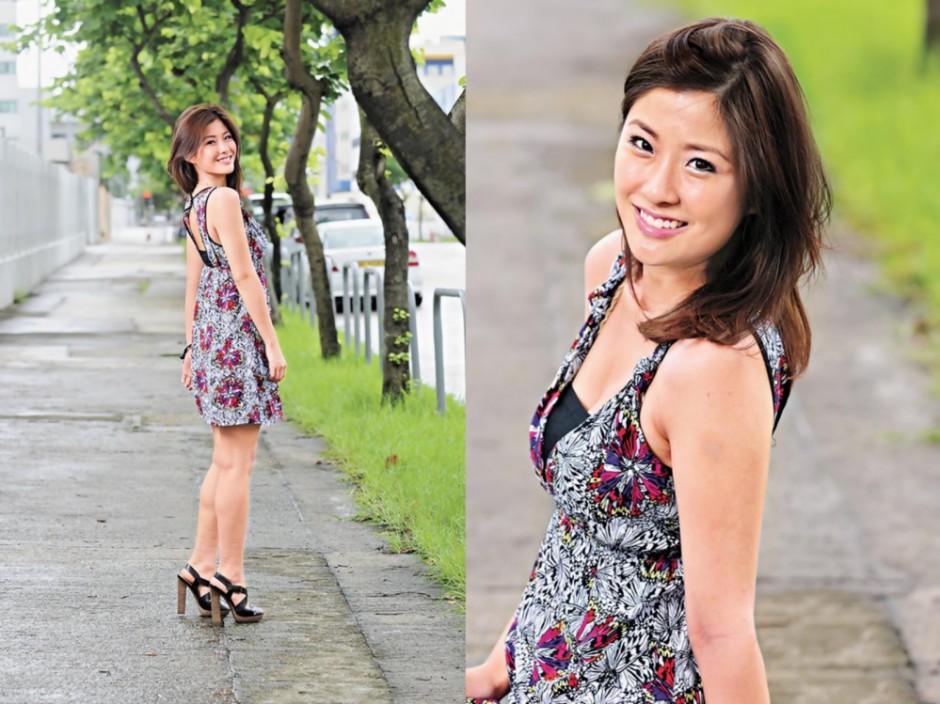人气偶像周家蔚户外唯美生活写真