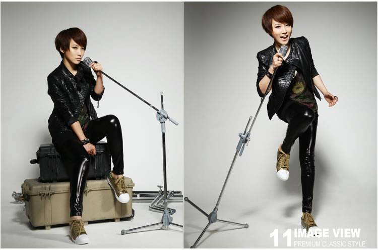 谢楠大玩朋克风个性时尚写真