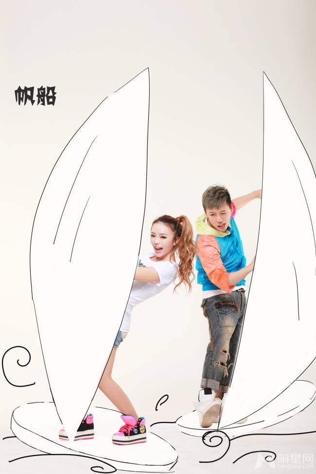裴紫绮刘晏辰演绎逗趣可爱奥运组图