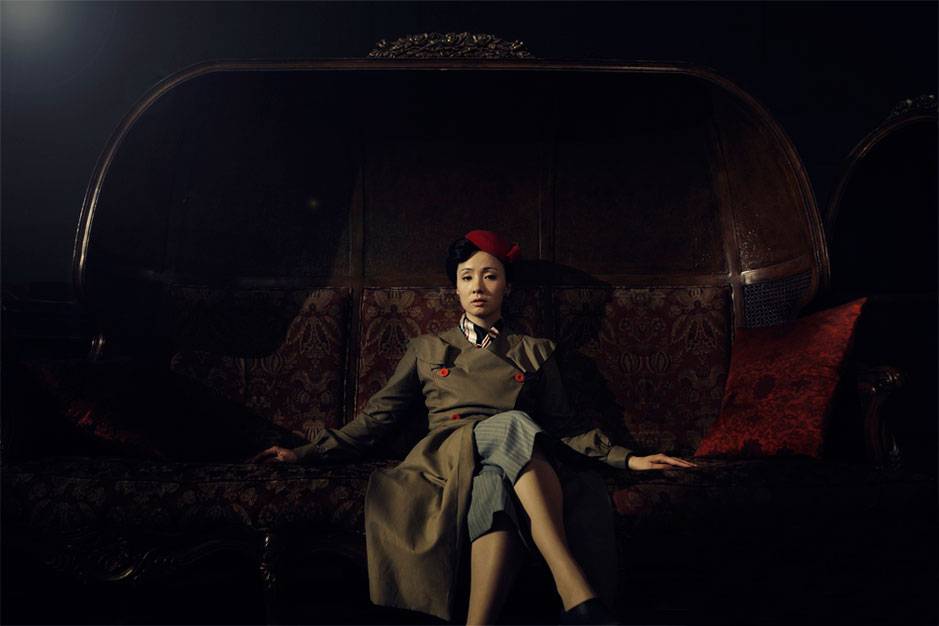 小陶虹年代时装秀写真性感狂野