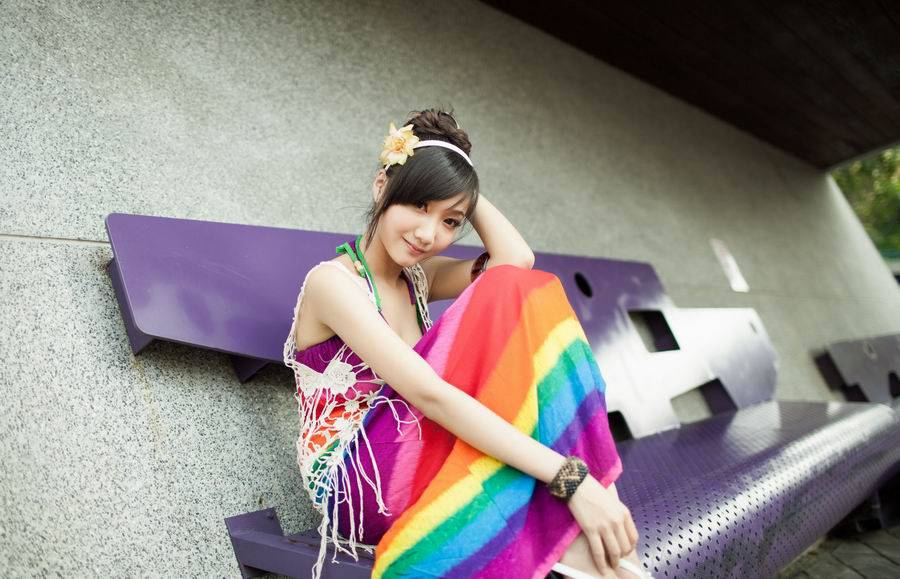 台湾明星美女Tina唯美生活写真照