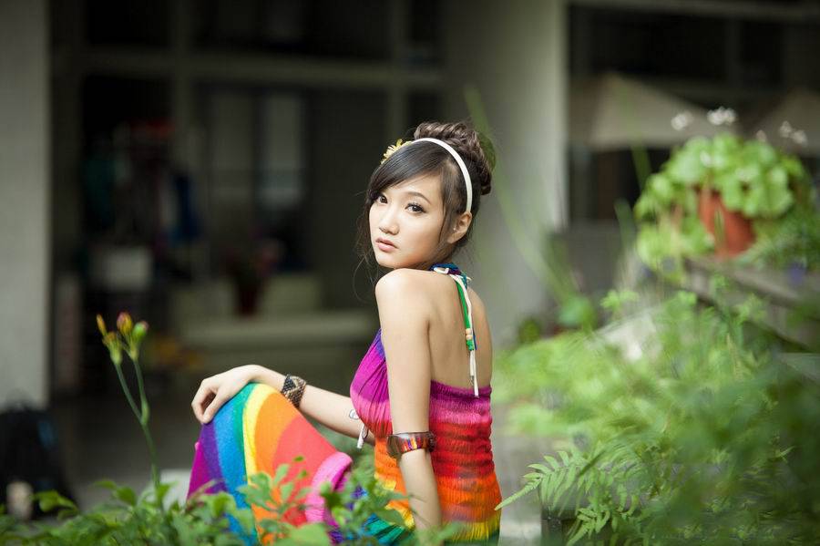 台湾明星美女Tina唯美生活写真照