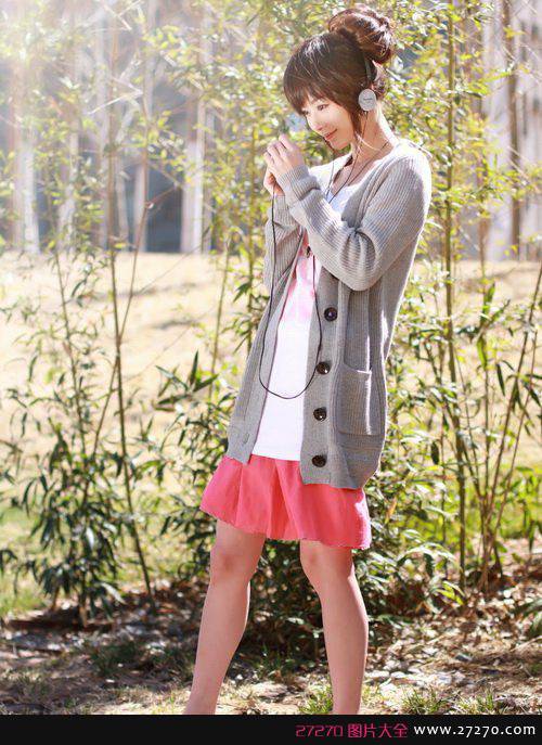 靓丽明星龚洁清纯写真